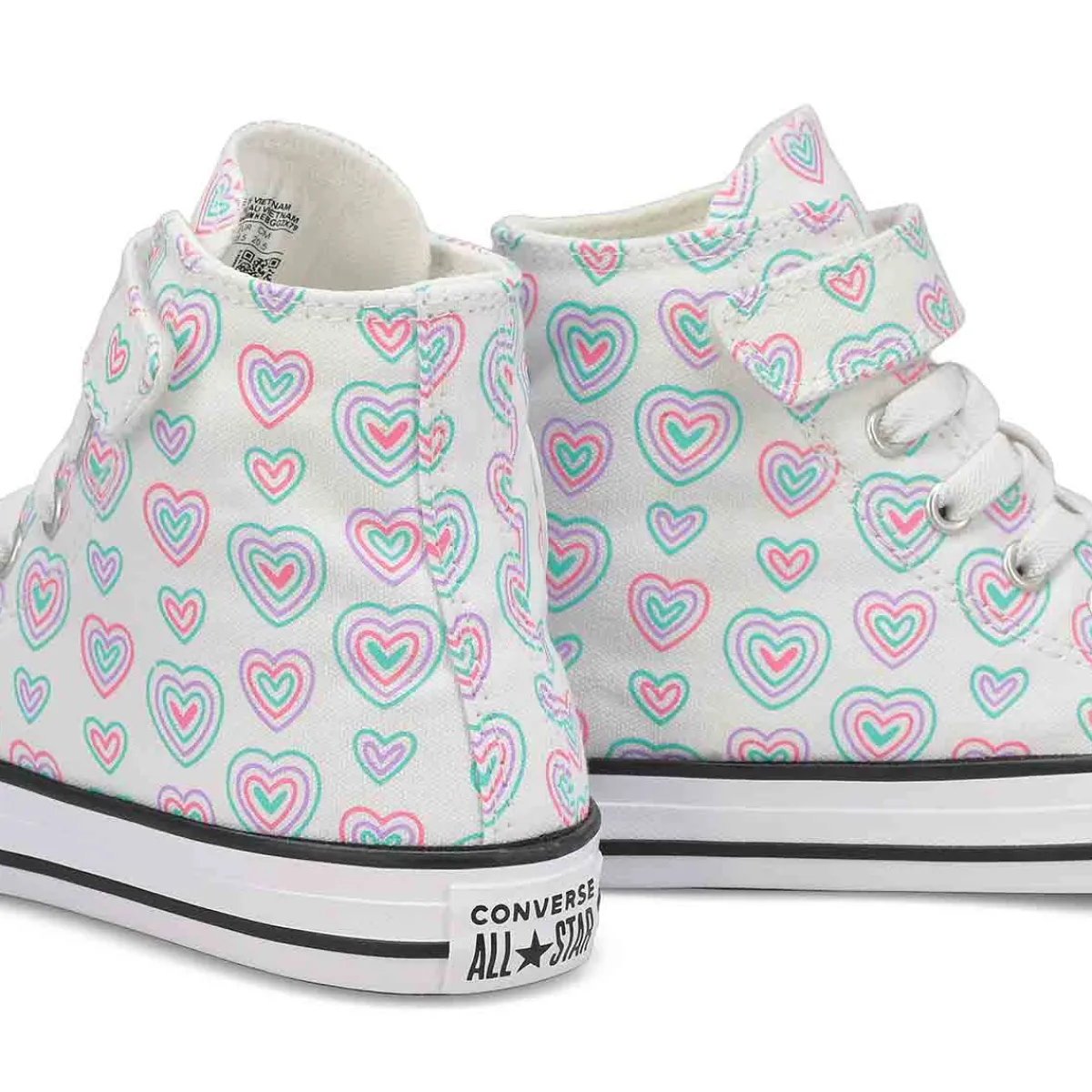 Converse CTAS 1V - Happy Hearts Girls|Kids Sneakers And Athletic