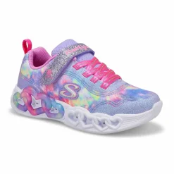 Skechers Infinite Heart Lights Girls|Kids Sneakers And Athletic|Clearance