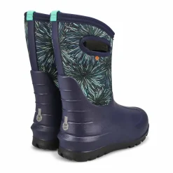 Bogs Neo-Classic Firework Floral Girls|Kids Winter Boots|Clearance