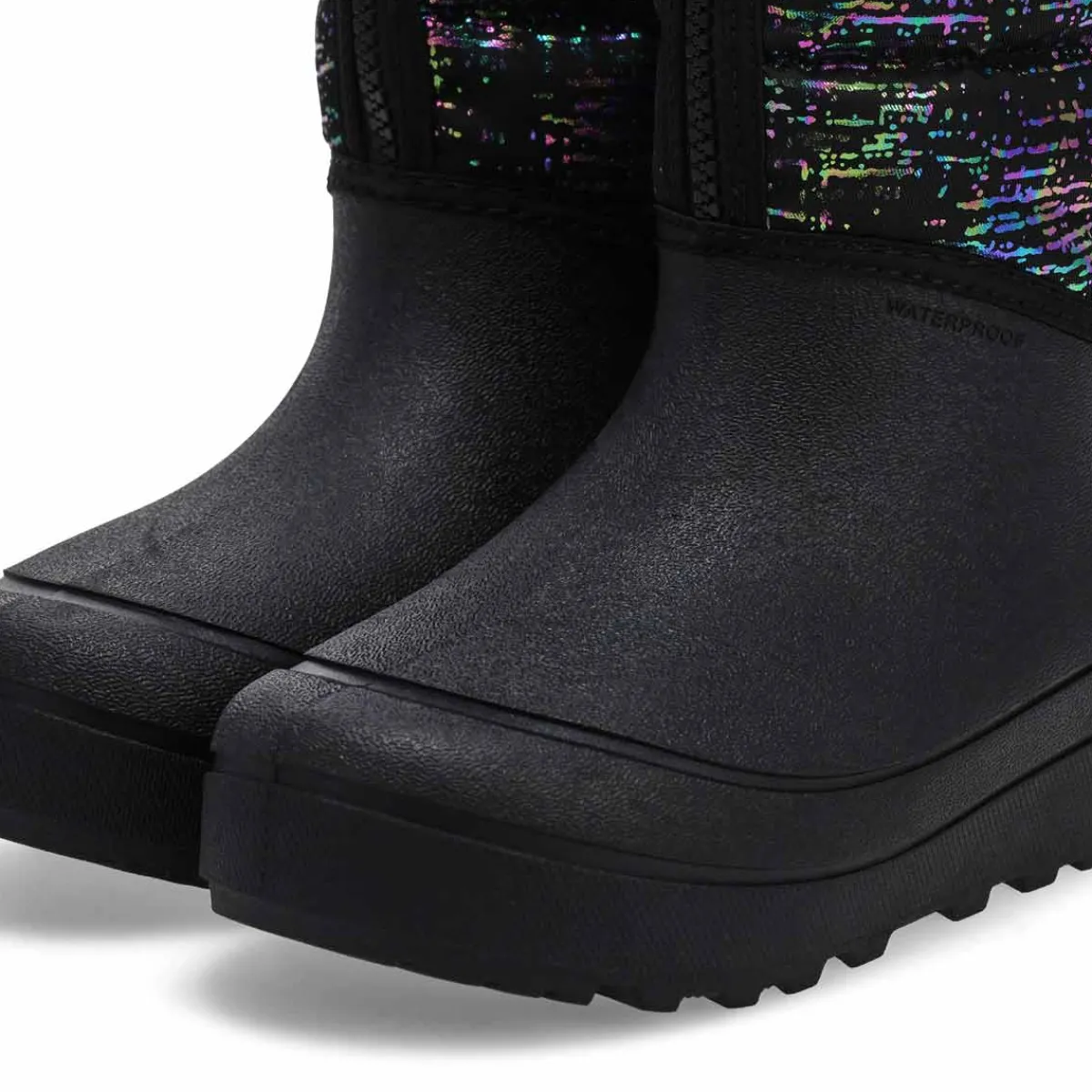 Bogs Snow Shell Zip Metallic Stripes Kids|Kids/BOY Winter Boots|Winter Boots