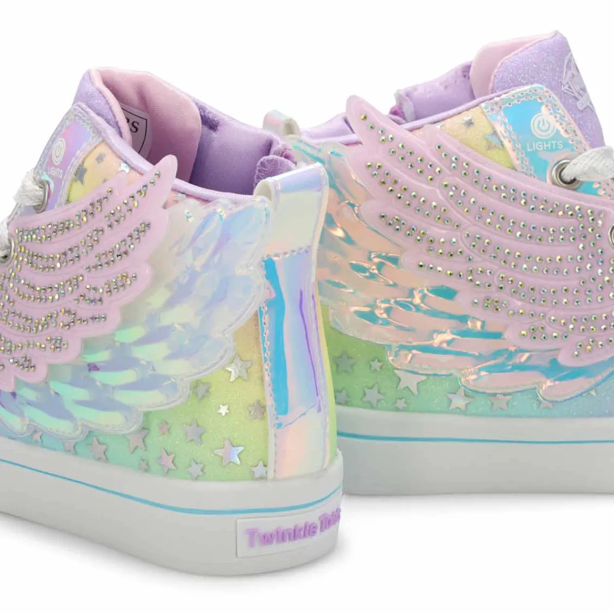 Skechers Twinkle Toes Twi-Lights 2.0 Dreamy Wings Girls|Kids Sneakers And Athletic