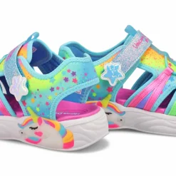 Skechers Unicorn Dreams Explorer Girls|Kids Sandals|Clearance